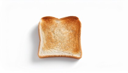 Wall Mural - isolated photo of slice of toast bread