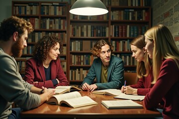 A gathering of individuals around a rustic wooden table, ideal for depicting teamwork, collaboration or social events