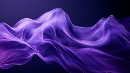 Wall Mural - Abstract Purple Wave