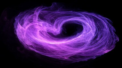 Poster - Mystical Vortex of Purple Light