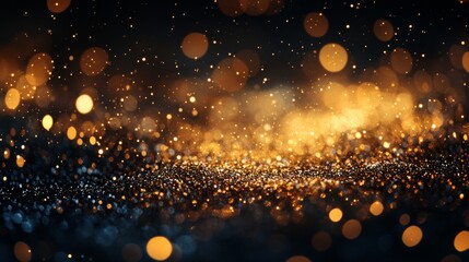 Glittering Abstract Bokeh Background