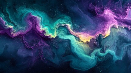 Poster - Mystical Nebula in Space Art