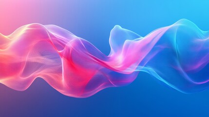 Poster - Abstract Colorful Wave Background