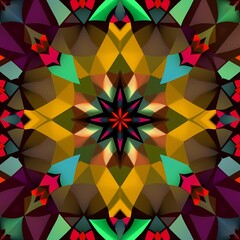 Wall Mural - abstract geometric background