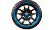 © master old - racing car wheels with blue discs. on transparency background PNG