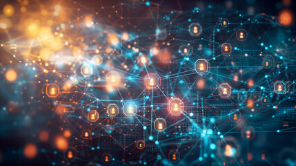 Illustration of Networking Communication