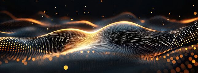 Digital backdround ideal for technological operations, neural networks, AI, data transmission and encryption, digital archives, audio and visual representations, scientific research
