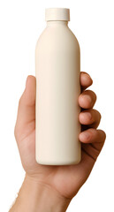 Sticker - PNG  Dropper bottle mockup holding hand milk.