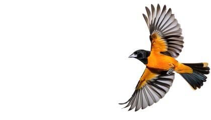 Wall Mural - baltimore oriole - icterus galbula - is a small icterid blackbird common in eastern north america as