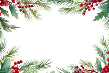 PNG Christmas branches frame backgrounds pattern plant.