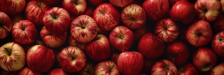 Seamless background of fresh ripe apple