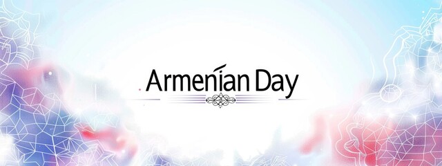 Wall Mural - Festive celebration: armenian independence day, dynamic background with ample space for text, perfect for wallpapers, banner, poster, card, flyers, and creative graphic designs