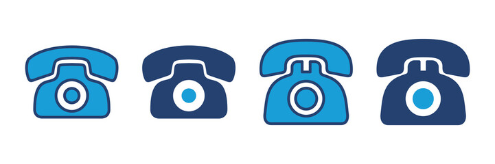 Wall Mural - Telephone icon vector. phone icon vector.