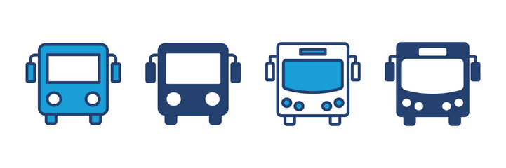 Wall Mural - Bus icon vector. bus vector icon