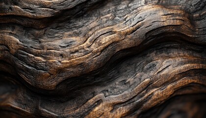 Close-Up of Rich, Deep Wood Grain Texture, Natural Timber with Earthy Tones, Abstract Wood Background, Rustic Wooden Surface, Closeup Macro Photography of Wood, Natural Wood Texture, Wooden