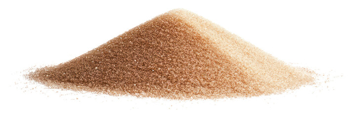 PNG Brown sugar pile isolated white