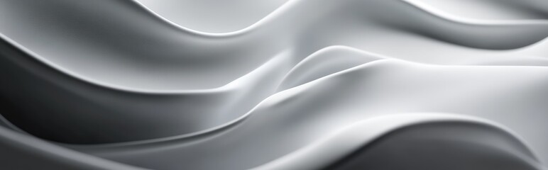 Wall Mural - 3d rendering of a soft grey gradient abstract background