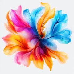 Wall Mural - abstract flower background