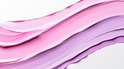 Wall Mural - A pink, purple, and blue line of paint