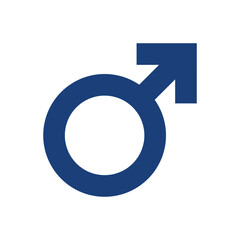 male gender sign symbol template