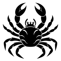 Wall Mural - king crabs vector silhouette illustration