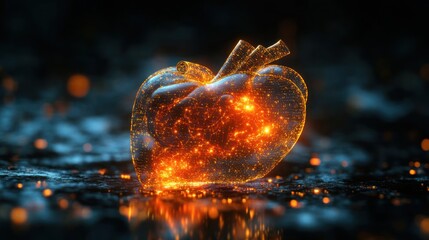 Wall Mural - Glowing Heart