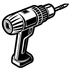 Electric Screwdriver Vector Art