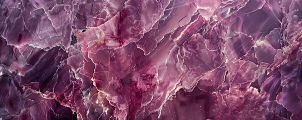 Wall Mural - Close-up of a Purple and Pink Textured Stone