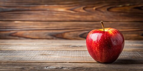 Red apple on rustic wooden table, apple, red, fruit, healthy, organic, fresh, wooden, table, natural, rustic, healthy eating