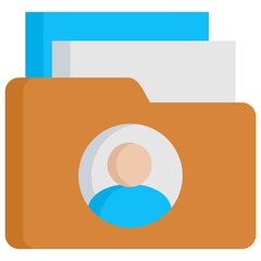 Canvas Print - Personal Data Icon