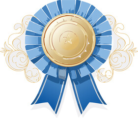 Award Ribbon with Rosette