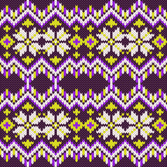 Poster - Geometric Ethnic Pattern Design Background or Wallpaper.