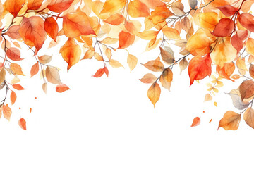 Wall Mural - png autmn leaves backgrounds pattern plant.