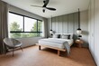 © Michael - Eco-Friendly Bedroom Design with Cork Flooring and Light Grey Color Palette