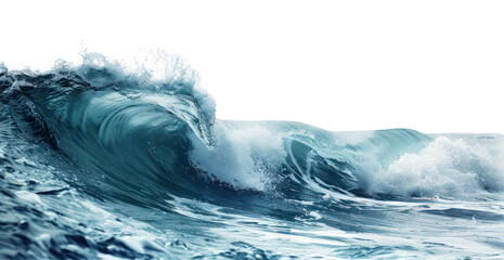 Poster - PNG  Majestic ocean waves crashing beautifully