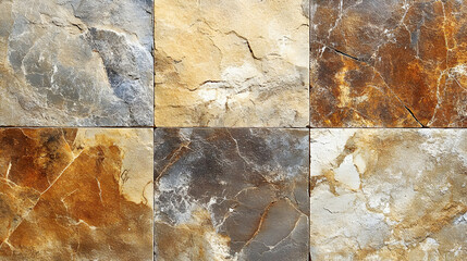 Wall Mural - Rustic Stone Tile Wall Texture Background