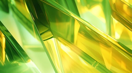 Canvas Print - Background of amorphic natural Abstract glass, light green colors. Neural network ai generated art