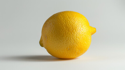 Poster - A whole lemon isolated a white background