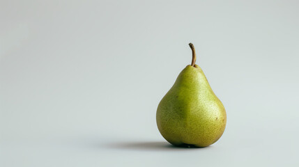 Wall Mural - A whole pear isolated a white background