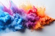 © Asif - a colorful cloud of smoke.