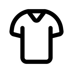 Poster - tshirt line icon