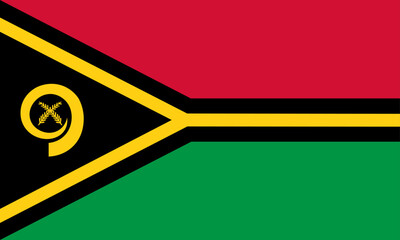 Vanuatu flag national material design