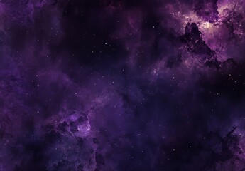 Stunning abstract galaxy with milky way and planets in space. Abstract space purple with shining stars and dust.