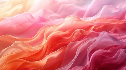 Sticker - Abstract Flowing Fabric Background