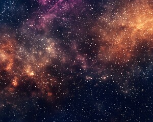 Wall Mural - Vibrant cosmic atmosphere with swirling nebulae and myriad stars