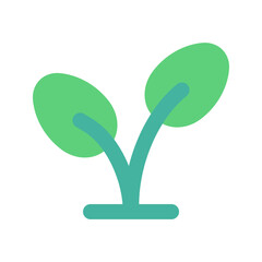 Sticker - plant flat icon