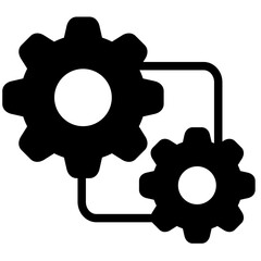 Canvas Print - Integration Icon