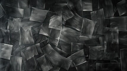 Wall Mural - Abstract Black and White Geometric Pattern.