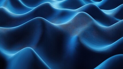 Wall Mural - Three dimensional render of wavy pattern. waves abstract background texture