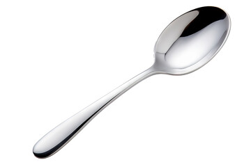 high-resolution teaspoon isolated on transparent background for culinary projects, kitchenware desig